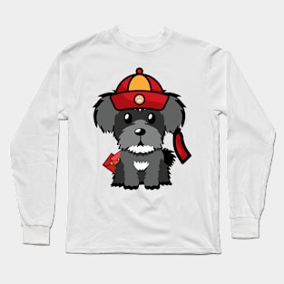 Lunar New Year schnauzer Long Sleeve T-Shirt